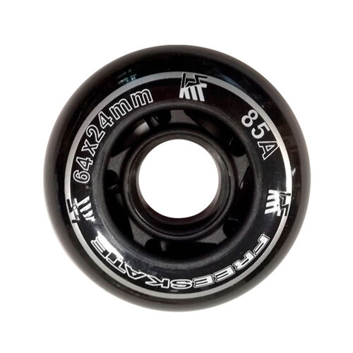 RUEDAS KRF FREESKATE NEGRO 64MM X 4UD