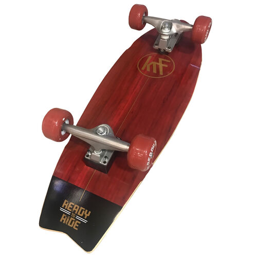 KRF SURF SKATE READY TO RIDE RED 78.74x26.04MM