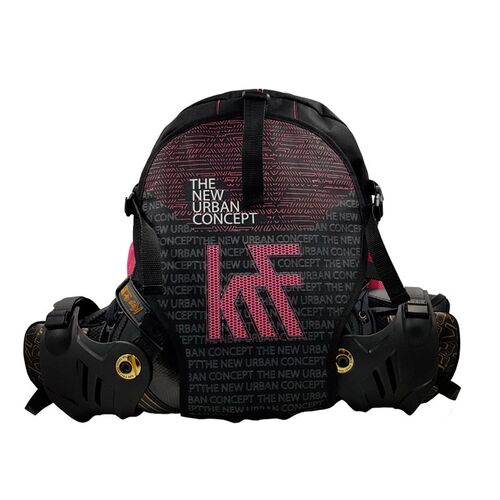 KRF MOCHILA PATINES NEW YORK NEGRA/ ROSA