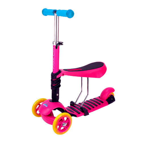 KRF PARK CITY SCOOTER CON ASIENTO FUCSIA