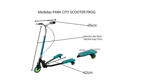 KRF PARK CITY SCOOTER FROG AZUL