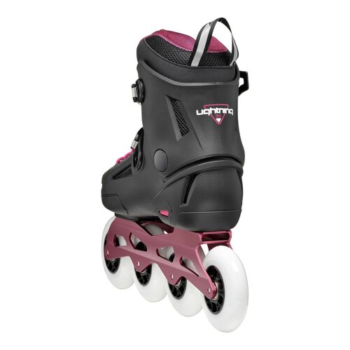 PATINES LIGHTNING 90 W BLACK/SANGRIA 39