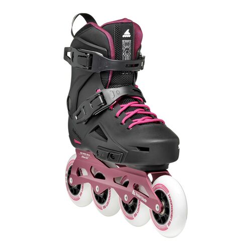 PATINES LIGHTNING 90 W BLACK/SANGRIA 39