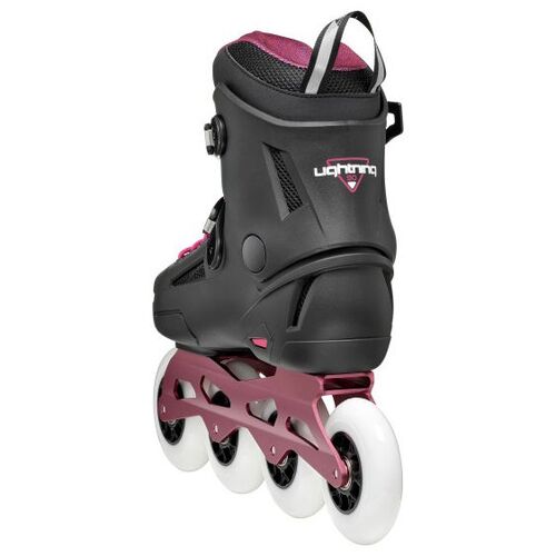 PATINES LIGHTNING 90 W BLACK/SANGRIA 39