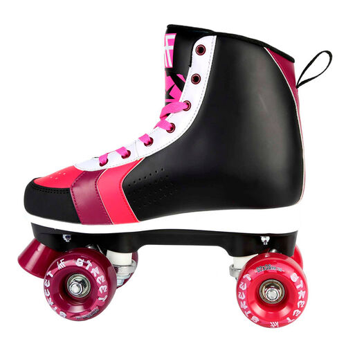 KRF PATIN QUAD STREET NEGRO/ROSA