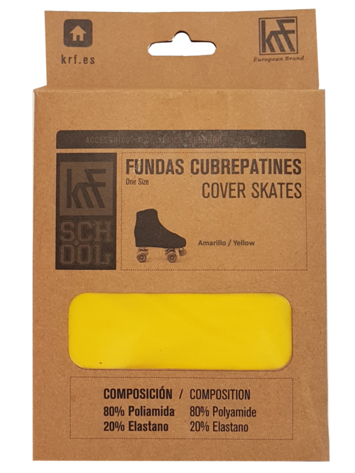 KRF Funda Cubre Patines AMARILLO