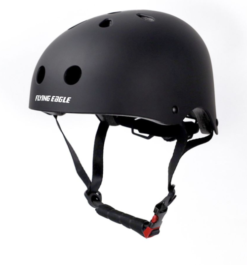 CASCO FLYING EAGLE NEGRO-BLANCO