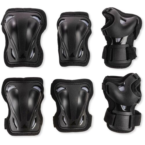 PROTECCIONES SKATE GEAR 3 PACK NEGRO S